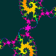 Julia fractal met complexe constante